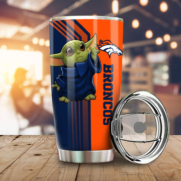 Denver Broncos Tumbler Cup Custom Car Accessories - Gearcarcover - 1