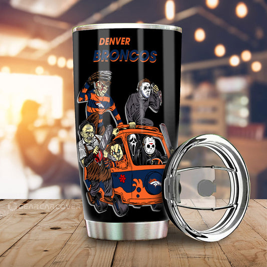 Denver Broncos Tumbler Cup Custom Car Accessories - Gearcarcover - 1