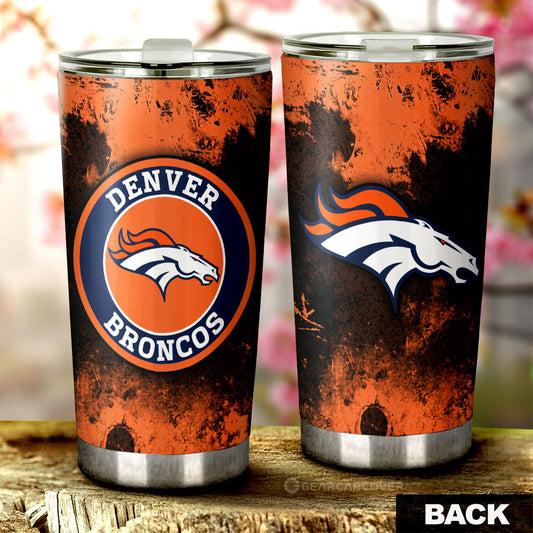 Denver Broncos Tumbler Cup Custom Car Accessories - Gearcarcover - 1