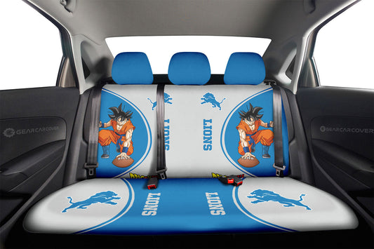 Detroit Lions Car Back Seat Covers Custom Car Accessories For Fans - Gearcarcover - 2