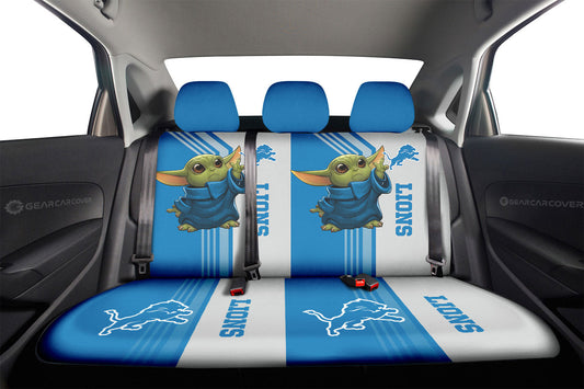 Detroit Lions Car Back Seat Covers Custom Car Accessories - Gearcarcover - 2