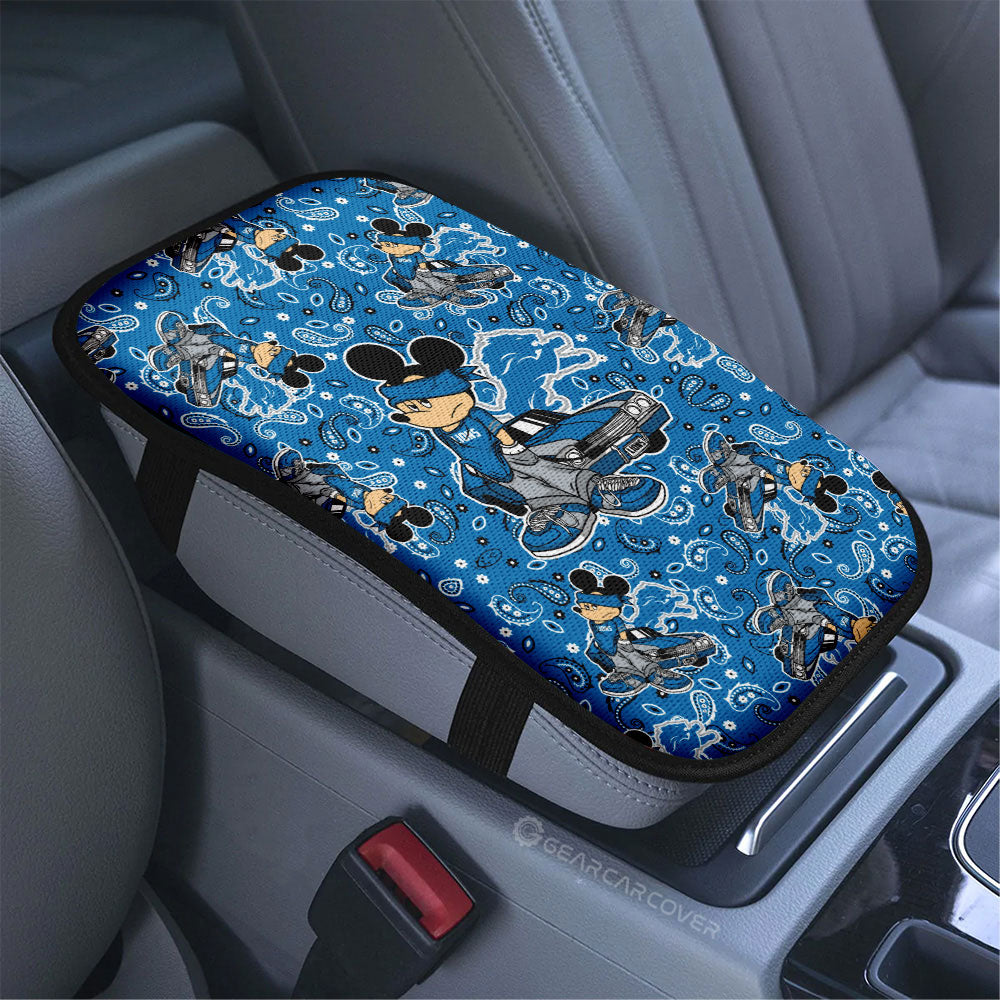 Detroit Lions Car Center Console Cover Cartoon Theme Collection - Gearcarcover - 3