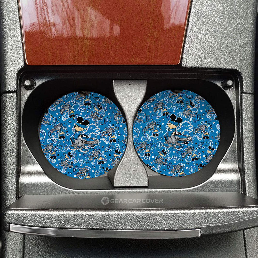 Detroit Lions Car Coaster Set Cartoon Theme Collection - Gearcarcover - 1