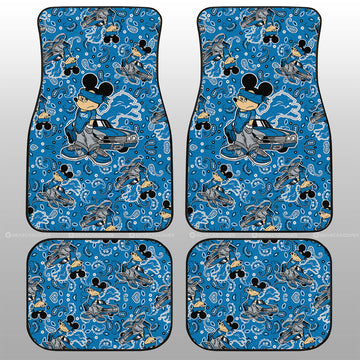 Detroit Lions Car Floor Mats Cartoon Theme Collection - Gearcarcover - 1