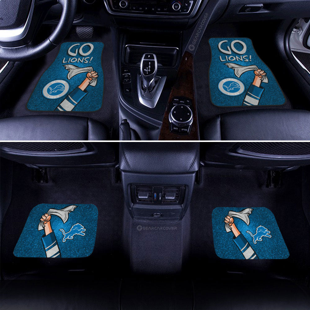 Detroit Lions Car Floor Mats Custom Car Accessories - Gearcarcover - 2