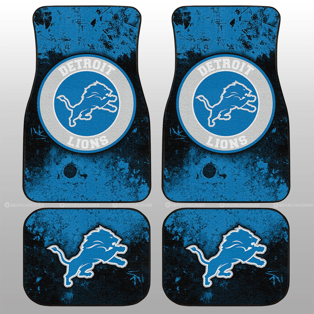 Detroit Lions Car Floor Mats Custom Car Accessories - Gearcarcover - 1