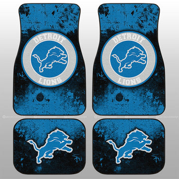 Detroit Lions Car Floor Mats Custom Car Accessories - Gearcarcover - 1