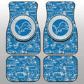 Detroit Lions Car Floor Mats Custom Car Accessories - Gearcarcover - 1