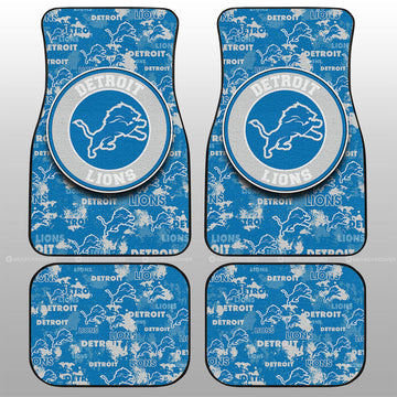 Detroit Lions Car Floor Mats Custom Car Accessories - Gearcarcover - 1
