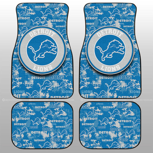 Detroit Lions Car Floor Mats Custom Car Accessories - Gearcarcover - 1