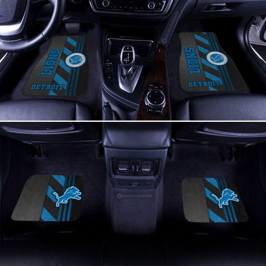 Detroit Lions Car Floor Mats Custom Car Accessories - Gearcarcover - 2