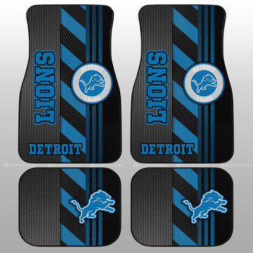 Detroit Lions Car Floor Mats Custom Car Accessories - Gearcarcover - 1