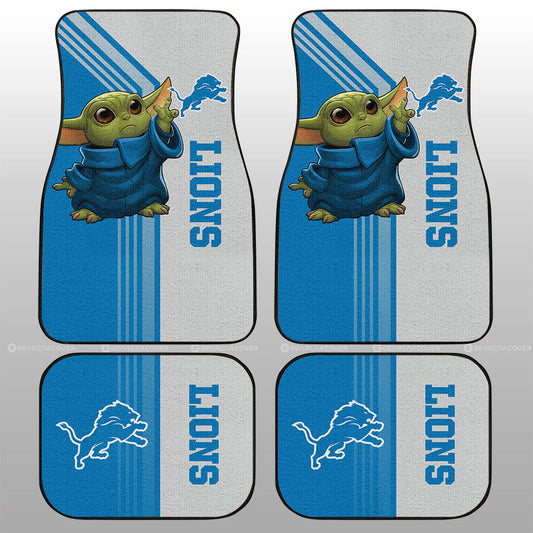 Detroit Lions Car Floor Mats Custom Car Accessories - Gearcarcover - 1