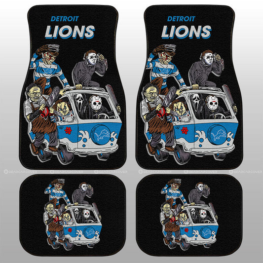 Detroit Lions Car Floor Mats Custom Car Accessories - Gearcarcover - 1
