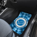 Detroit Lions Car Floor Mats Custom Tie Dye Car Accessories - Gearcarcover - 3