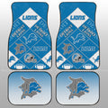 Detroit Lions Car Floor Mats Sporty Team Collection - Gearcarcover - 1