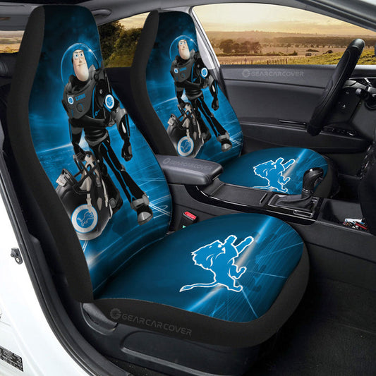 Detroit Lions Car Seat Covers Buzz Lightyear Car Accessories For Fan - Gearcarcover - 2