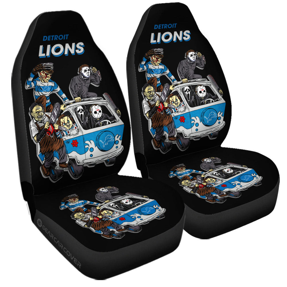 Detroit Lions Car Seat Covers Custom Car Accessories - Gearcarcover - 3