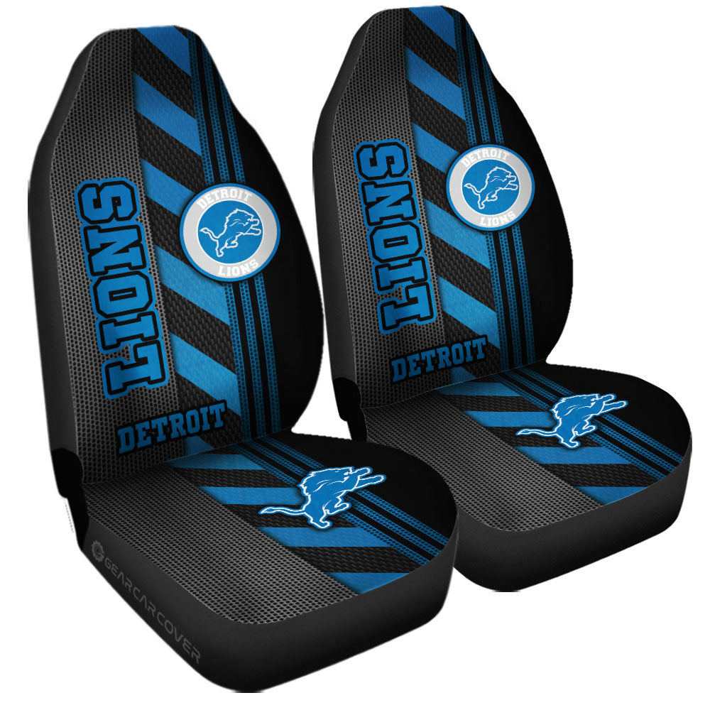 Detroit Lions Car Seat Covers Custom Car Accessories - Gearcarcover - 3