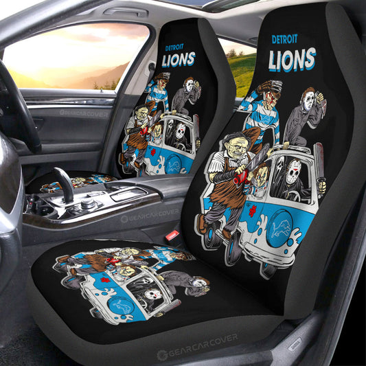 Detroit Lions Car Seat Covers Custom Car Accessories - Gearcarcover - 1