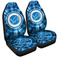 Detroit Lions Car Seat Covers Custom Tie Dye Car Accessories - Gearcarcover - 3