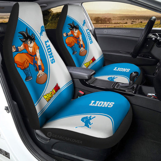 Detroit Lions Car Seat Covers Goku Car Accessories For Fans - Gearcarcover - 2