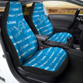 Detroit Lions Car Seat Covers Sporty Team Collection - Gearcarcover - 2