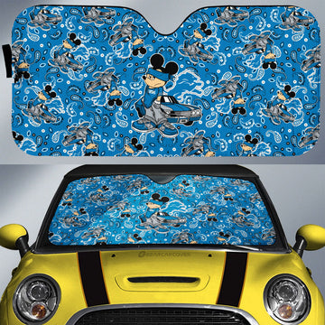 Detroit Lions Car Sunshade Cartoon Theme Collection - Gearcarcover - 1