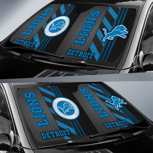 Detroit Lions Car Sunshade Custom Car Accessories - Gearcarcover - 2