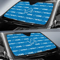 Detroit Lions Car Sunshade Sporty Team Collection - Gearcarcover - 2