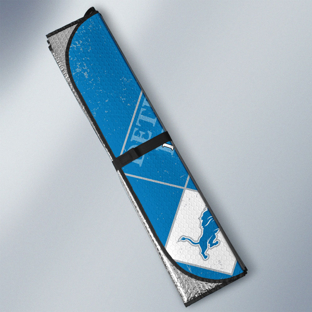 Detroit Lions Car Sunshade Sporty Team Collection - Gearcarcover - 3