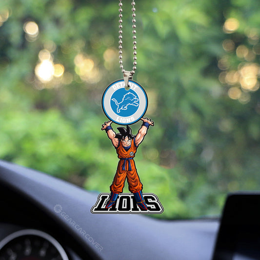 Detroit Lions Ornament Goku Car Accessories - Gearcarcover - 2