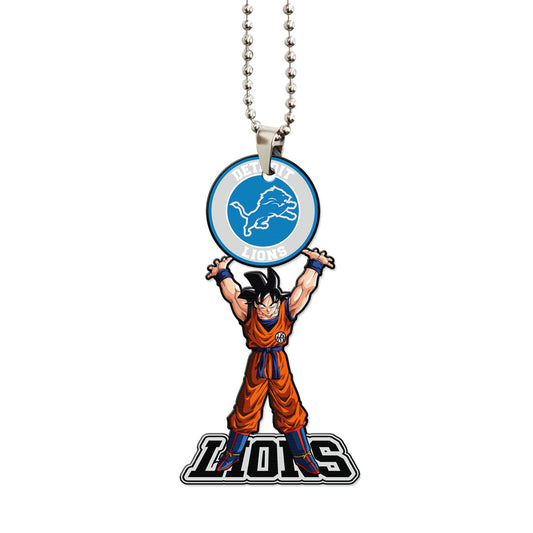 Detroit Lions Ornament Goku Car Accessories - Gearcarcover - 1