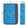 Detroit Lions Seat Belt Covers Sporty Team Collection - Gearcarcover - 1