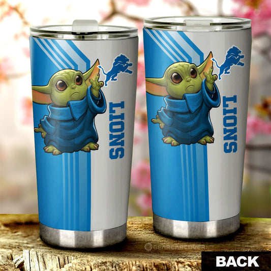 Detroit Lions Tumbler Cup Custom Car Accessories - Gearcarcover - 2