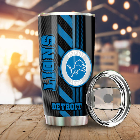 Detroit Lions Tumbler Cup Custom Car Accessories - Gearcarcover - 2