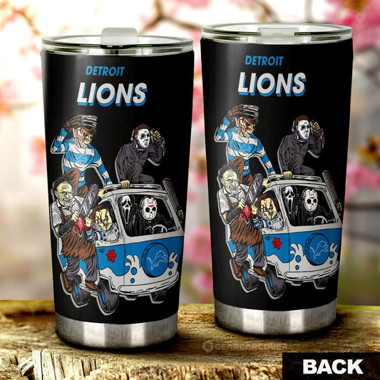 Detroit Lions Tumbler Cup Custom Car Accessories - Gearcarcover - 2
