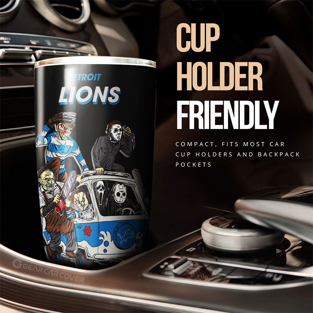 Detroit Lions Tumbler Cup Custom Car Accessories - Gearcarcover - 3