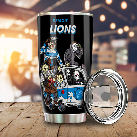 Detroit Lions Tumbler Cup Custom Car Accessories - Gearcarcover - 1