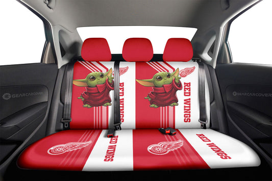 Detroit Red Wings Car Back Seat Covers Custom Car Accessories - Gearcarcover - 2