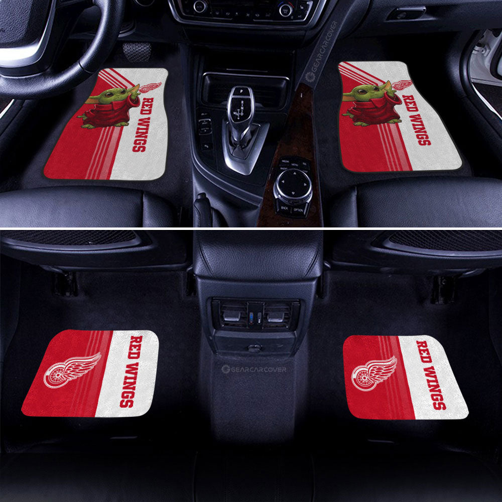 Detroit Red Wings Car Floor Mats Custom Car Accessories - Gearcarcover - 2