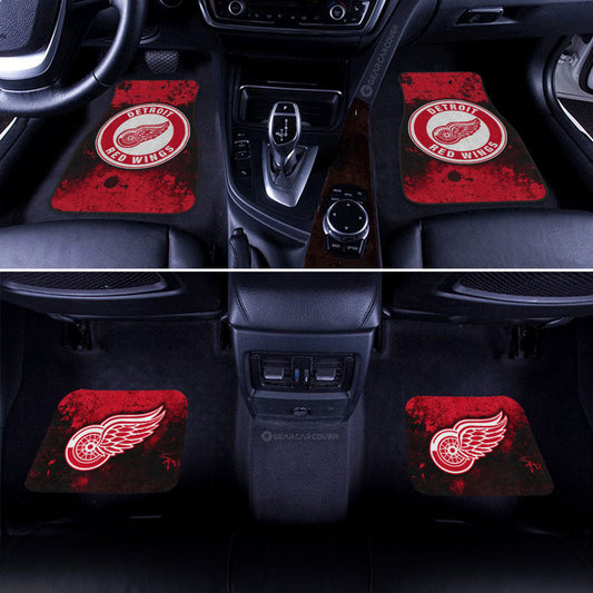 Detroit Red Wings Car Floor Mats Custom Car Accessories - Gearcarcover - 2