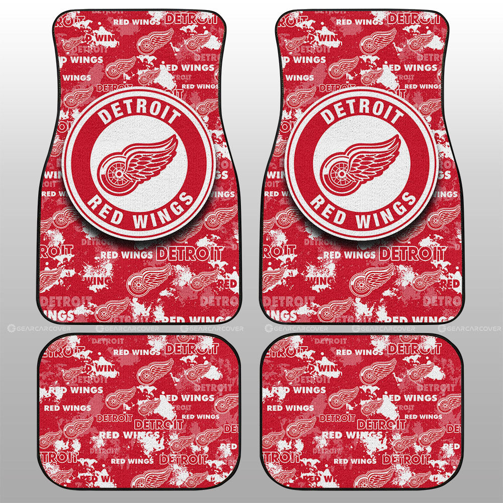 Detroit Red Wings Car Floor Mats Custom Car Accessories - Gearcarcover - 1