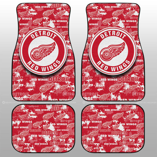 Detroit Red Wings Car Floor Mats Custom Car Accessories - Gearcarcover - 1