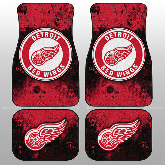 Detroit Red Wings Car Floor Mats Custom Car Accessories - Gearcarcover - 1