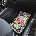 Detroit Red Wings Car Floor Mats Custom Sugar Skull Car Accessories - Gearcarcover - 3