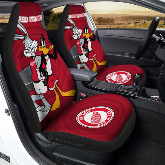 Detroit Red Wings Car Seat Covers Custom Car Accessories - Gearcarcover - 2