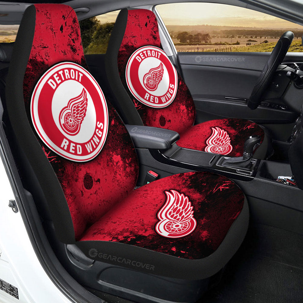 Detroit Red Wings Car Seat Covers Custom Car Accessories - Gearcarcover - 2