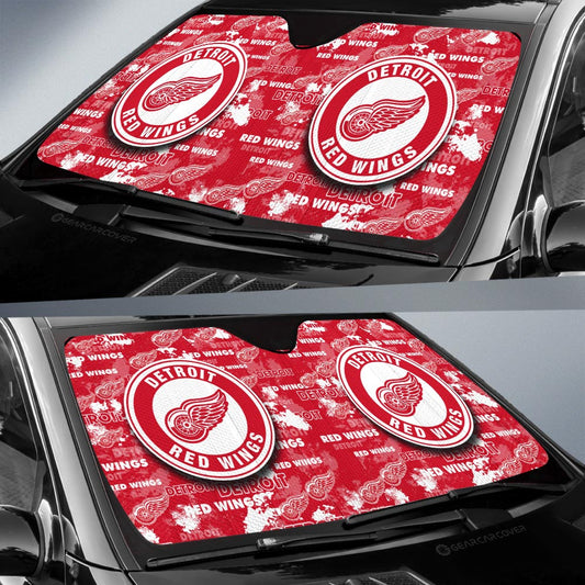 Detroit Red Wings Car Sunshade Custom Car Accessories - Gearcarcover - 2