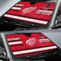 Detroit Red Wings Car Sunshade Custom Car Accessories - Gearcarcover - 2